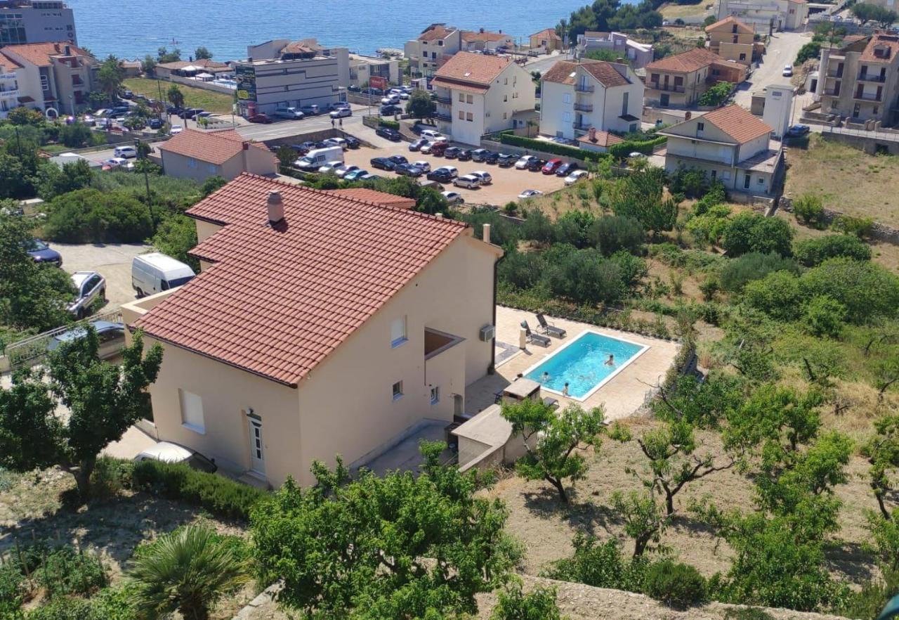 Magi House With Pool Apartment Podstrana Luaran gambar