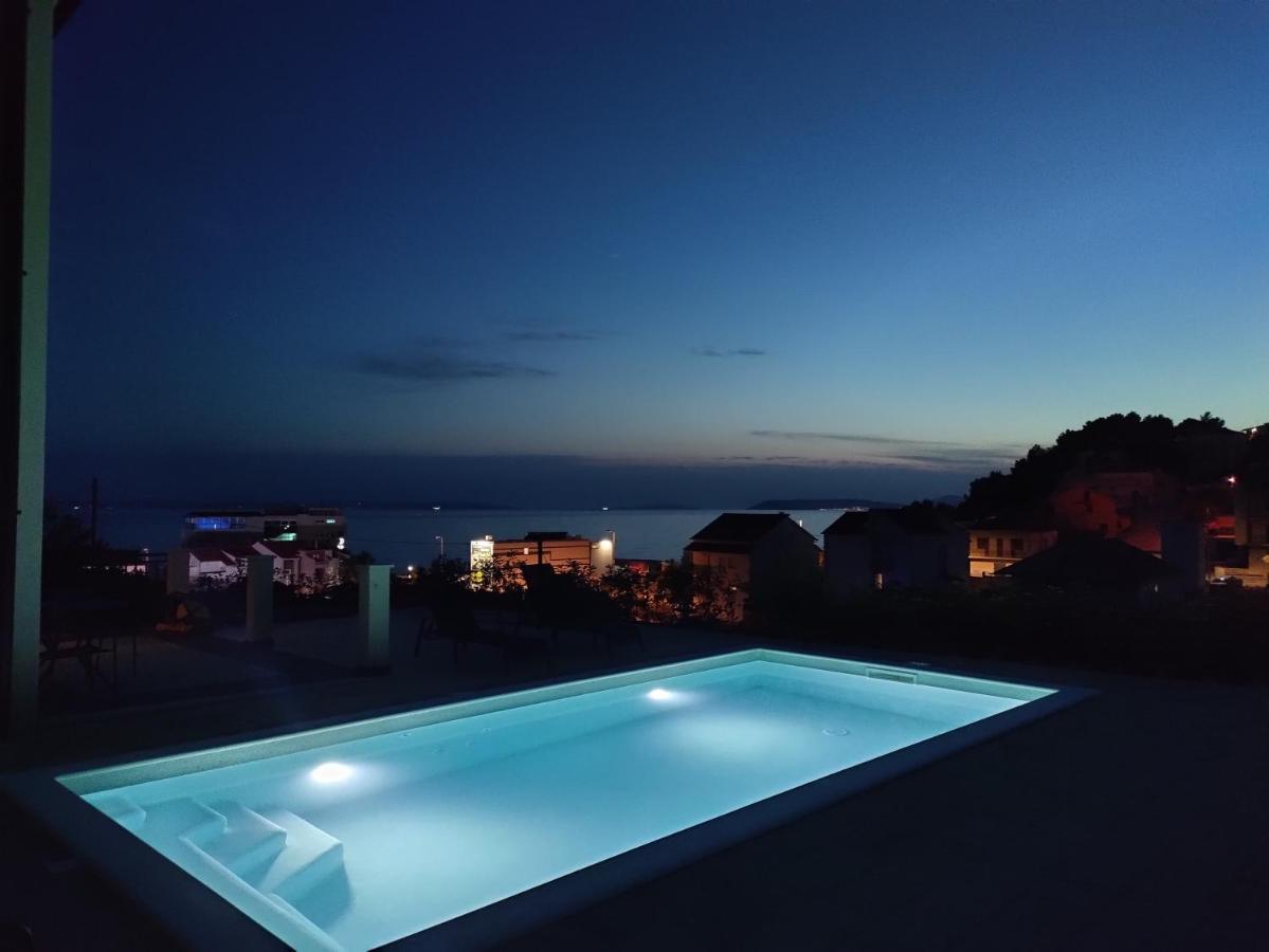 Magi House With Pool Apartment Podstrana Luaran gambar